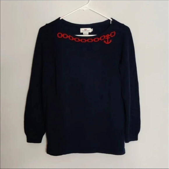 Vineyard Vines Anchor & Chain Sweater - Picture 1 of 4